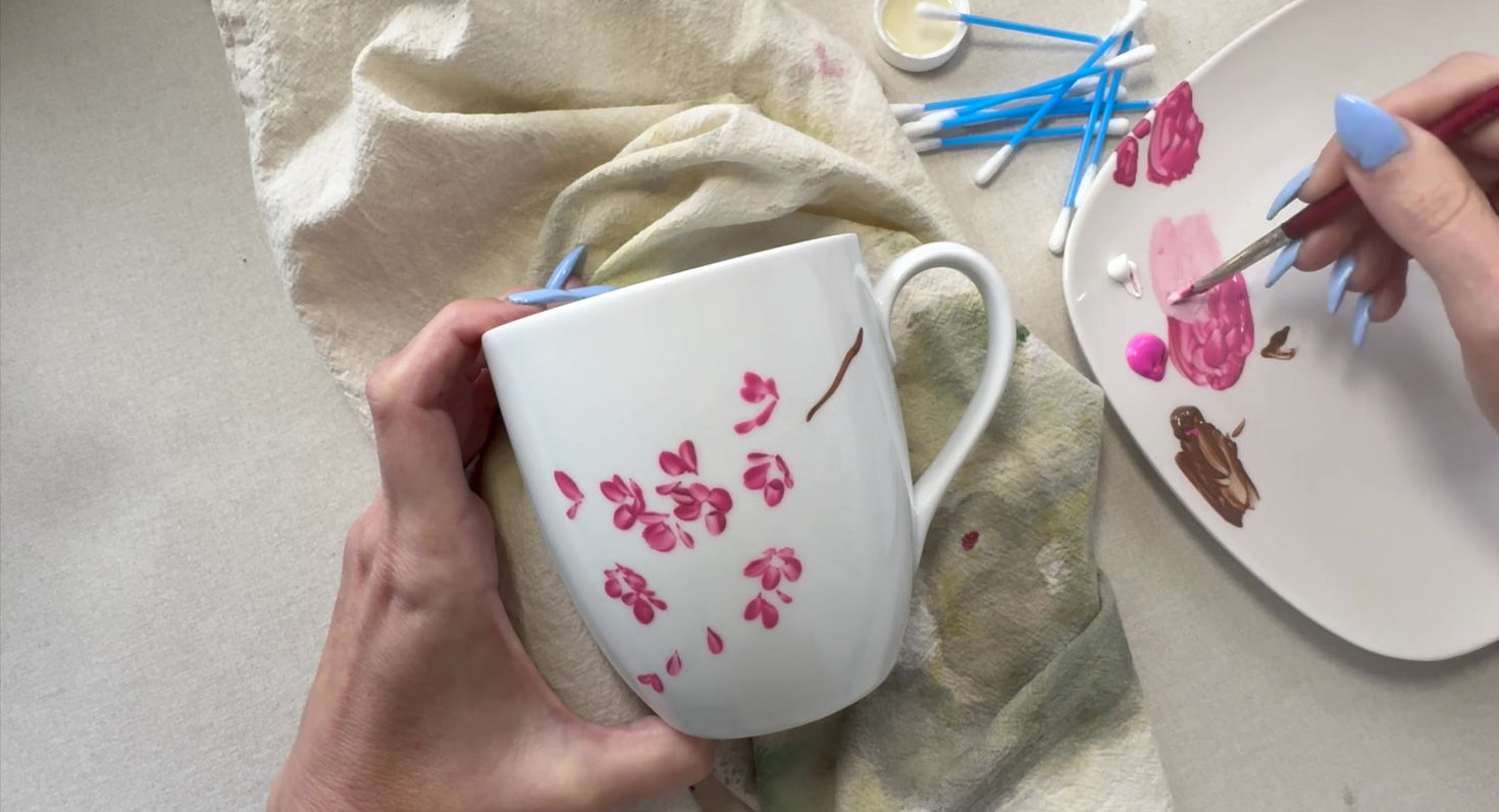 Cherry Blossom Painting-Part One